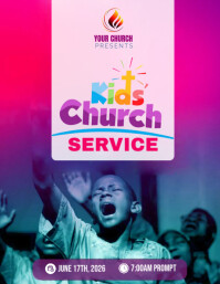 Children service Flyer (US Letter) template