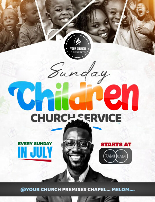 Copy of Children service | PosterMyWall