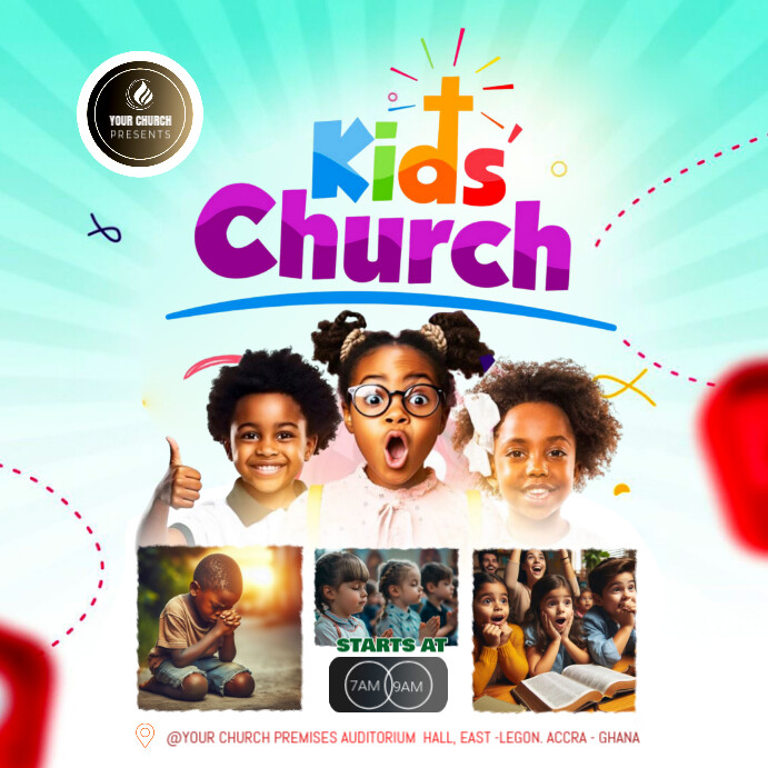 Copy of Children service | PosterMyWall