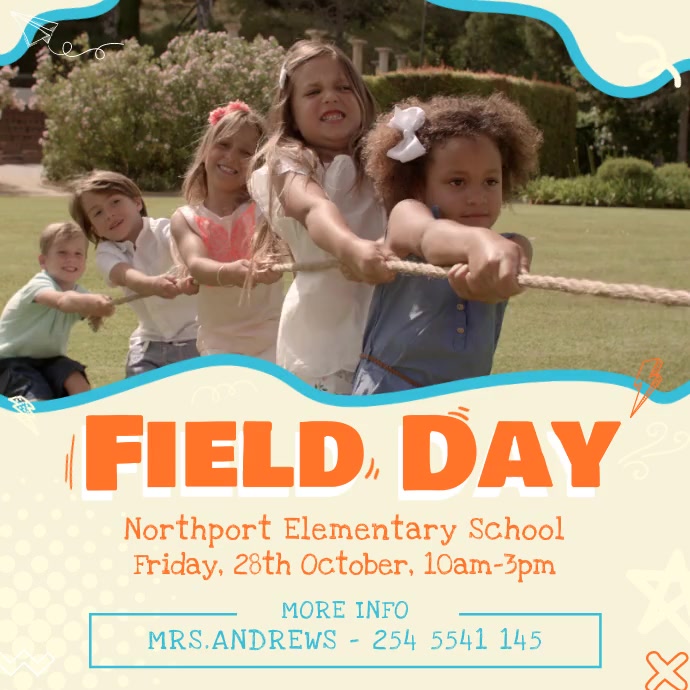 Childrens Field Day Instagram Video Template