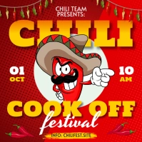 CHILI COOK OFF BANNER Instagram Post template