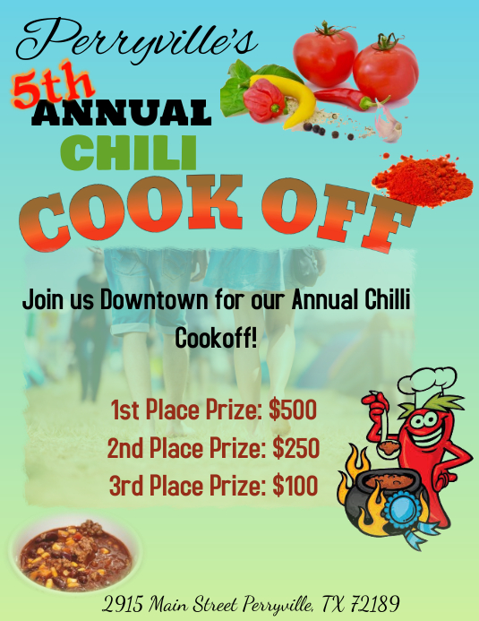 Chili Cook Off Template | PosterMyWall
