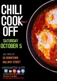 CHILI COOK OFF A3 template
