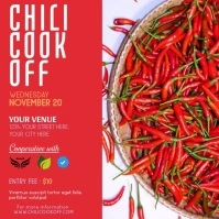 Chili Cook Off โพสต์บน Instagram template