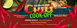 Chili Cook-Off Facebook Cover Facebook-coverfoto template