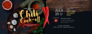 Chili Cook-off Facebook Cover Photo Facebook-coverfoto template
