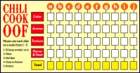Chili Cook Off Rate Scale Sheet Template Facebook Shared Image