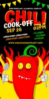 CHILI COOK OFF ROLL UP BANNER template