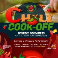 Chili Cook off video template สี่เหลี่ยมจัตุรัส (1:1)