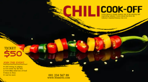 Chili Cook-off YouTube Thumbnail YouTube-miniature template