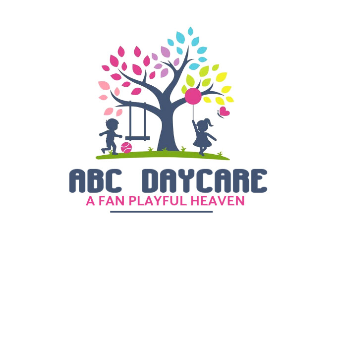 chilld day care logo Logótipo template