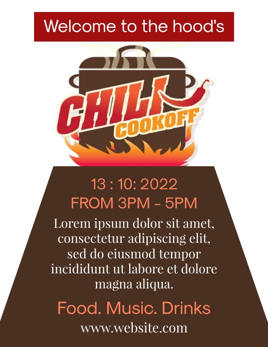 Chilli Cook Off Template PosterMyWall