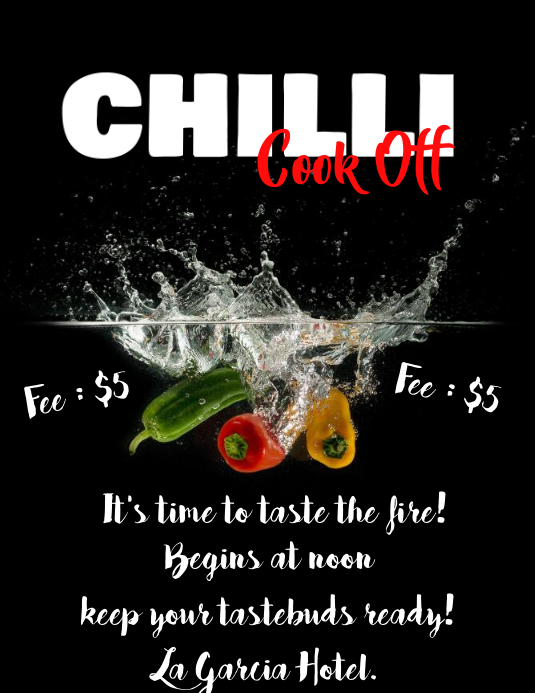 Chilli Cook Off Template PosterMyWall
