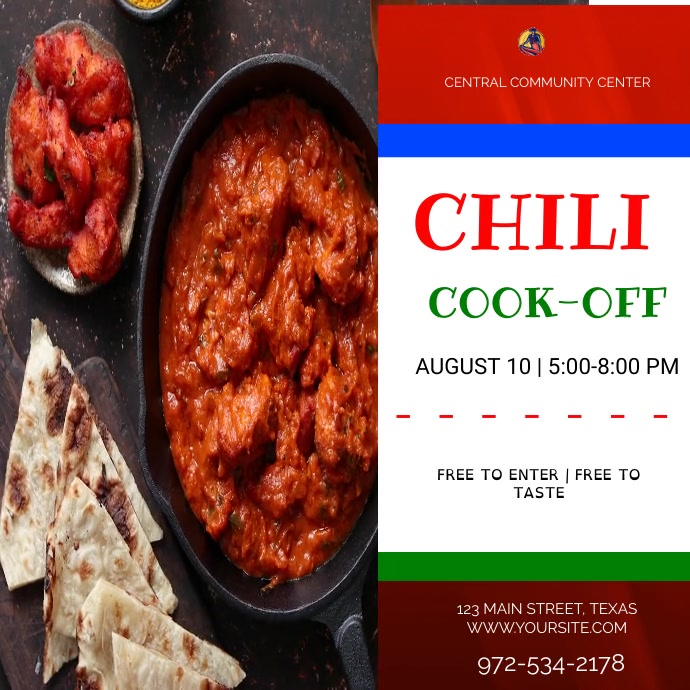 chilli cook off Template | PosterMyWall