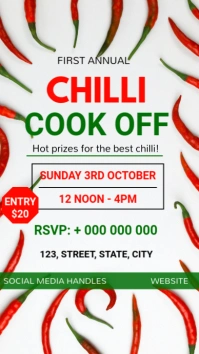 CHILLI COOKOFF Digital Display (9:16) template