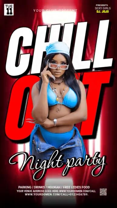 CHILLOUT PARTY Instagram Reel template
