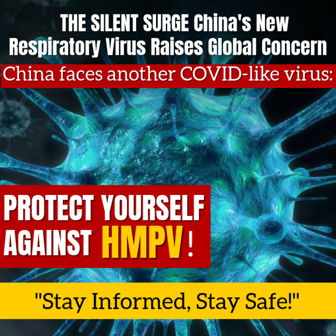 Chinas New Hmpv Virus Instagram Post template