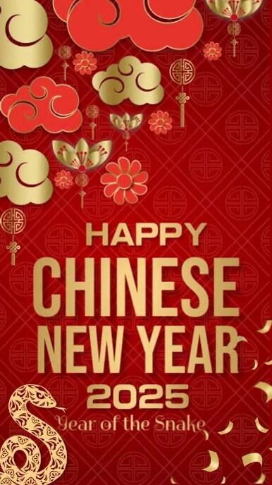 Chinese new year,2025,event Instagram Reel template