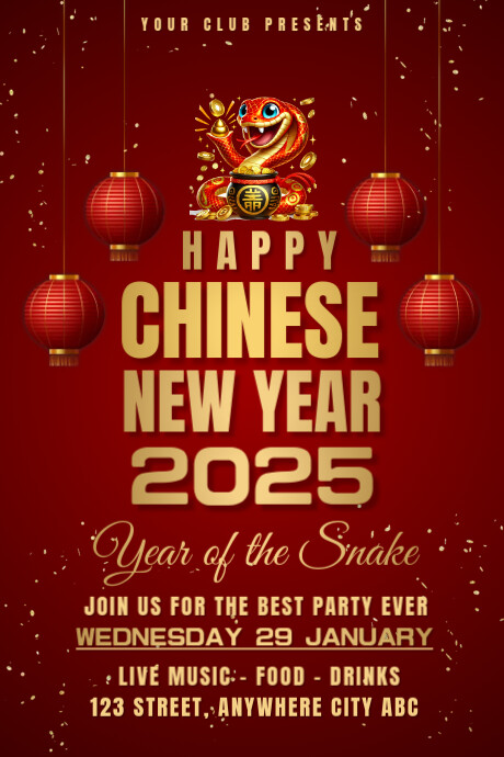 Chinese new year,2025,event Графика Tumblr template