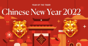 Chinese new year 2022 Facebook-annonce template