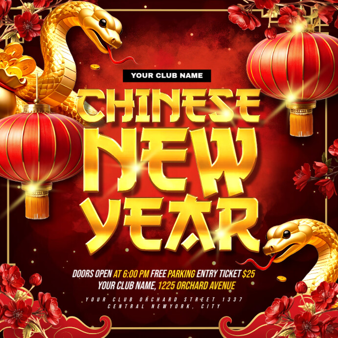 Copy of chinese new year | PosterMyWall