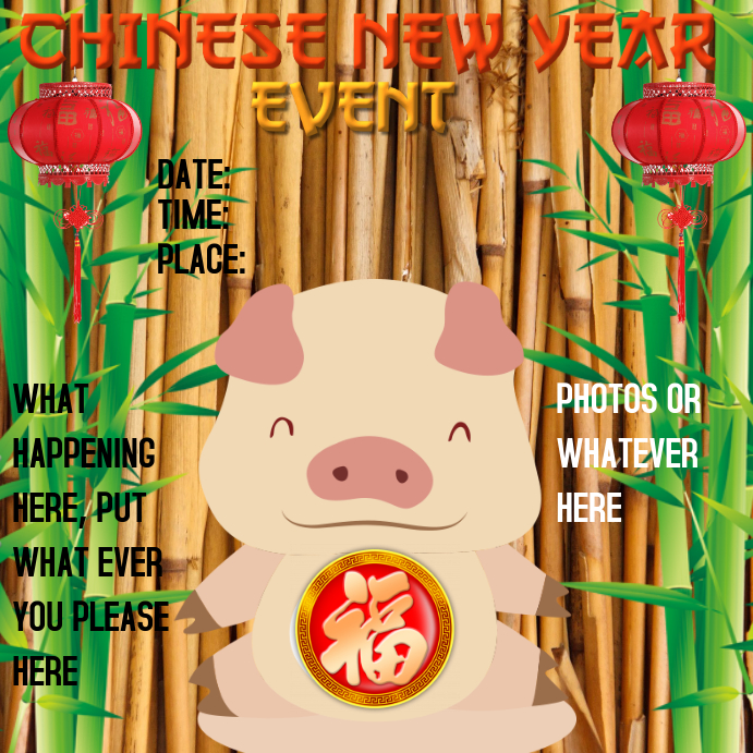 Chinese New Year Template PosterMyWall
