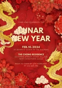 Chinese New Year A4 template