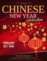 1.5K+ Free Chinese New Year Flyer (US Letter) Templates | PosterMyWall
