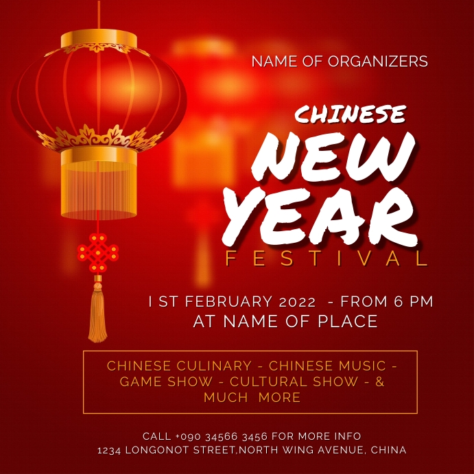 Chinese anyflip Tahun Baru China Templat | PosterMyWall