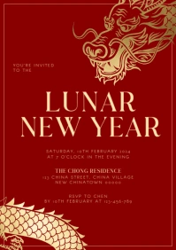 Chinese New Year A4 template