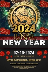 Chinese New Year Poster template