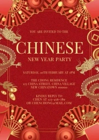 Chinese New Year A4 template