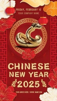Chinese New Year Instagram-verhaal template