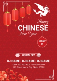 Chinese New Year A6 template