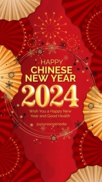 chinese new year Instagram Story template