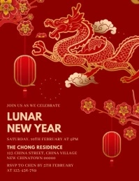 Chinese New Year Flyer (US Letter) template