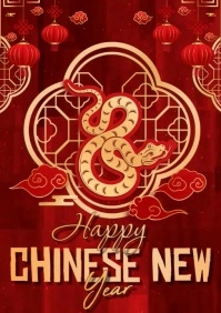 chinese new year A1 template