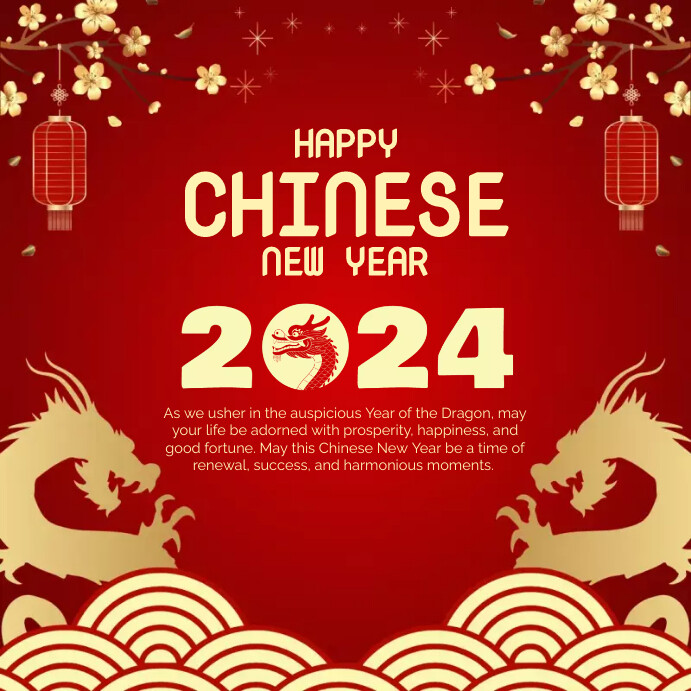 CHINESE NEW YEAR Instagram Post template