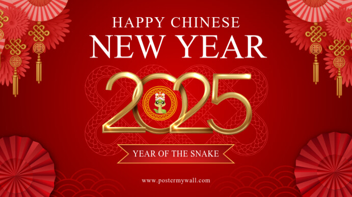 Chinese New Year Digital Display (16:9) template