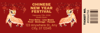 Chinese New Year Festival Ticket Ads Email Header template