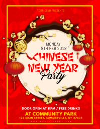 6 060 Chinese New Year 2018 Customizable Design Templates Postermywall