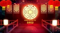 chinese new year gong xi fa cai Display digitale (16:9) template