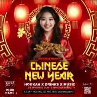 chinese new year instagram post template