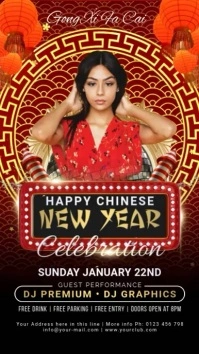 Chinese New Year Instagram Template Instagram-Story