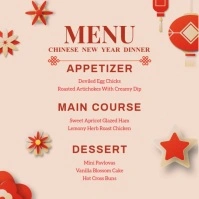 Chinese New Year Menu Pos Instagram template
