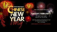 Chinese New Year Party Twitter Post Iphosti le-Twitter template