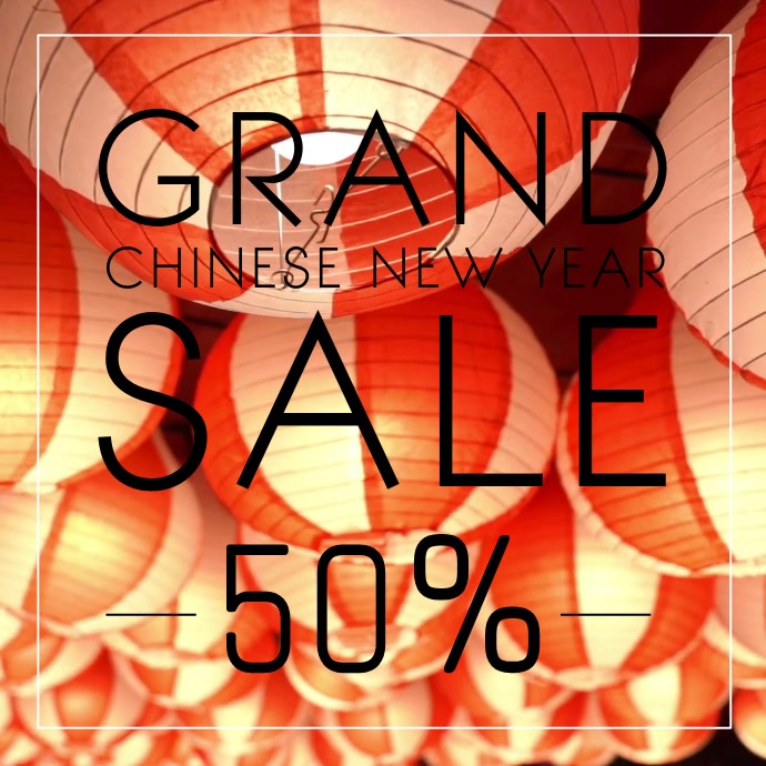 Chinese new year sale Chinese new year sale Template | PosterMyWall