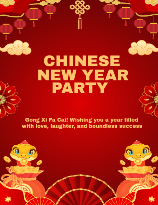 Copy of Chinese New Year Template Flyer (us Letter) | PosterMyWall