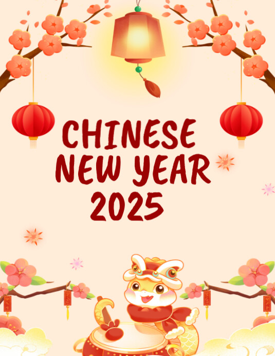 Copy of Chinese New Year Template Flyer (us Letter) | PosterMyWall