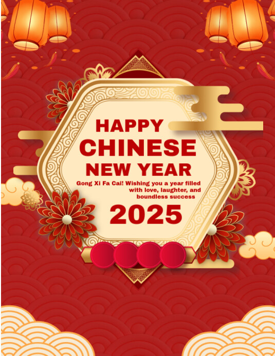 Copy of Chinese New Year Template Flyer (us Letter) | PosterMyWall